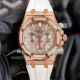 Copy Audemars Piguet Royal Oak Rose Gold Diamond Watch White Chronograph Dial 42MM (4)_th.jpg